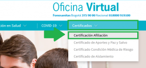 Sacar El Certificado De Afiliación De Sanitas EPS